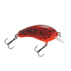 Luck E Strike Crappie Magic Crankbait (2 Inch Crappie Lure) Made in The USA, Chili Bowl