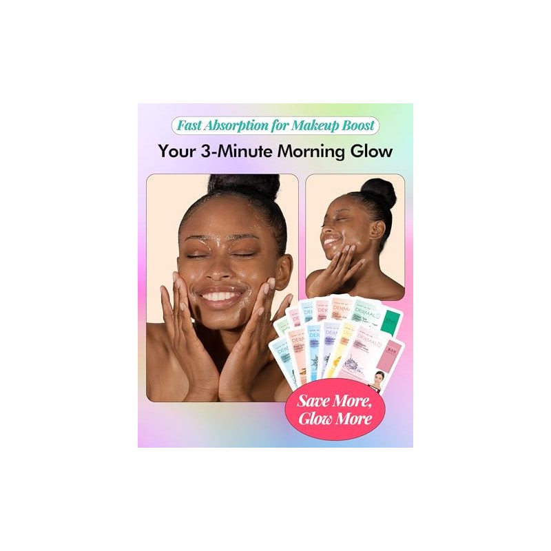 DERMAL Collagen Essence Full Face Facial Mask Sheet (39 Combo