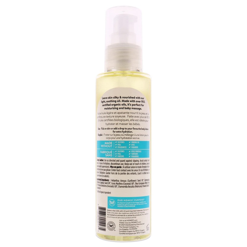 HONEST Body Oil Moisturizer - 4 oz, (158780)