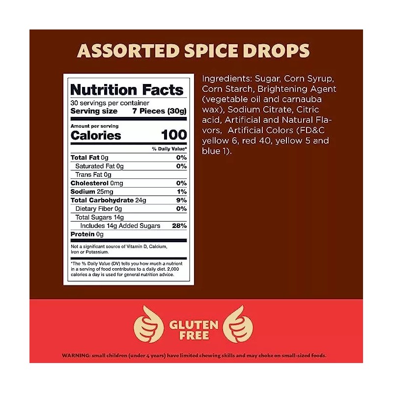 iLike! Spice Drops Jelly Candy, Assorted Flavors, 2-Pound Bag