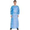Hygostar High Risk Surgical Coat Polyethylene Partially Laminated Blue XL