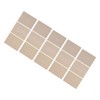 15Pcs Eyebrow Tattoo Practice Skin Inkless Rubber Microblading Practice Skin