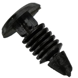 Sherco-Auto Black Nylon Weatherstrip Clip Retainers - 3/16" Hole - 17/32" Stem - 3/8" Head - 25 Pack
