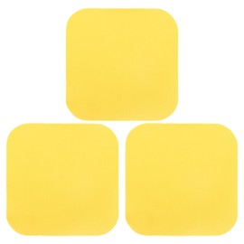 sourcing map 3Pcs Rubber Jar Opener Grippers Pads, Heat-Insulated Grippers Pads (Yellow)