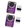 Hailege 2pcs MAX4466 Electret Microphone Amplifier Module Adjustable Gain VCC:
