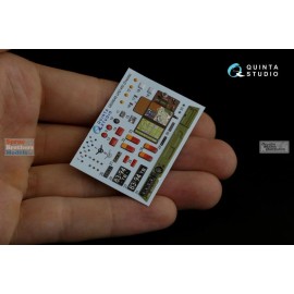Quinta Studio QTSQD35040 1:35 Quinta Studio Interior 3D Decal - UAZ-452 (ZVE kit)