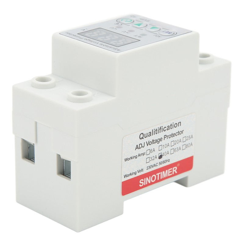 Over Under Voltage Protector Volt Protective Device Adjustable Auto Delay