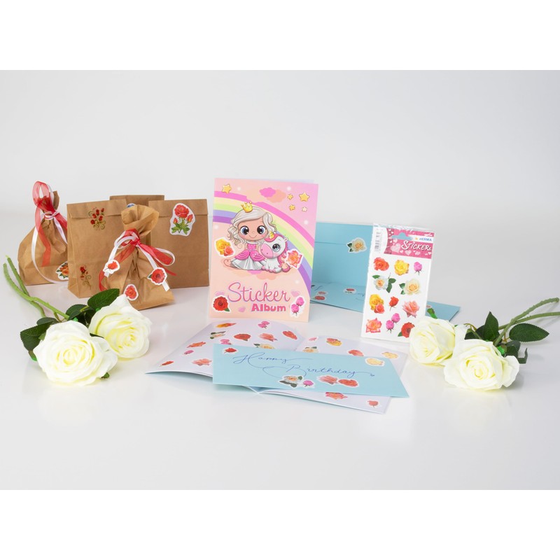 stickers - ROSENBLÜTEN - 3 sheets