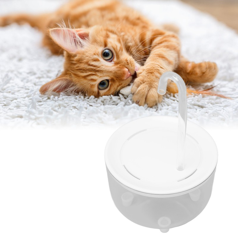 Cat Water Fountain Smart Automatic Super Silent Faucet Shaped Cat
