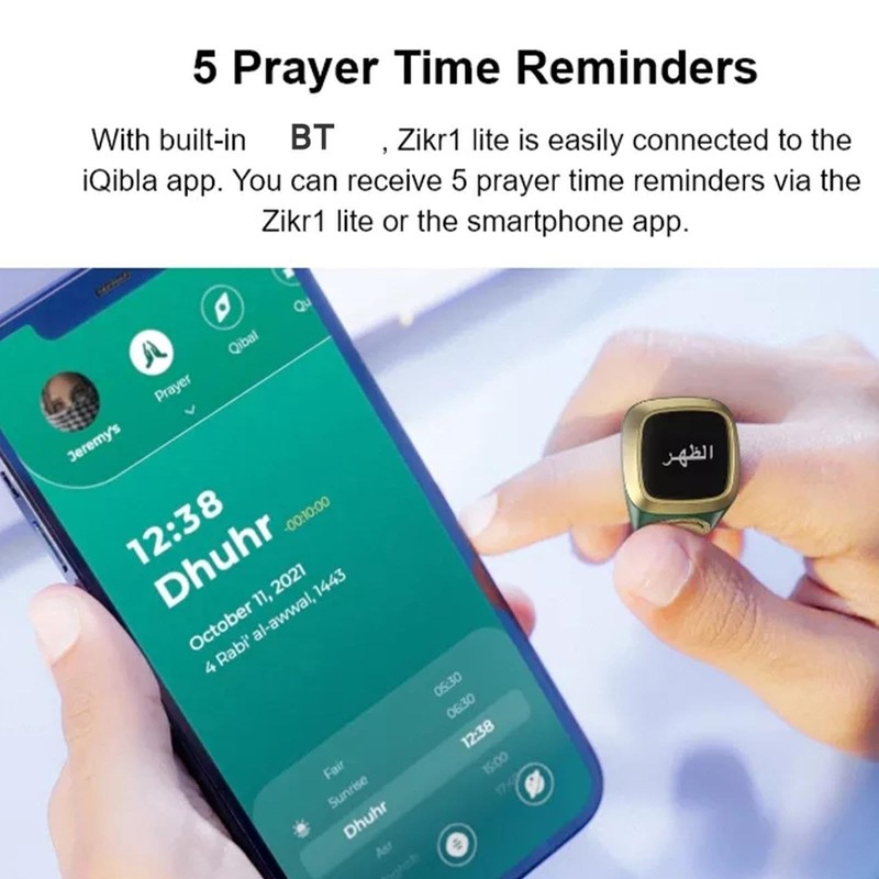 Mr. Gadget's Solutions Iqibla Smart Tasbih Tally Counter for Muslims