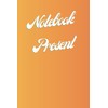 Yellow and Orange Notebook: Yellow and Orange Notebook for present