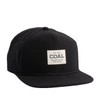 Coal Uniform Cap Hat, Black Flannel