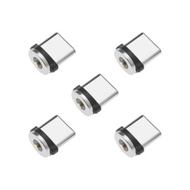 ECSiNG 5x Type C Magnetic Connector Rotating Type C Magnetic Adapter Magnetic Connector Tips Head for Magnetic Charging Cable Charge Cord
