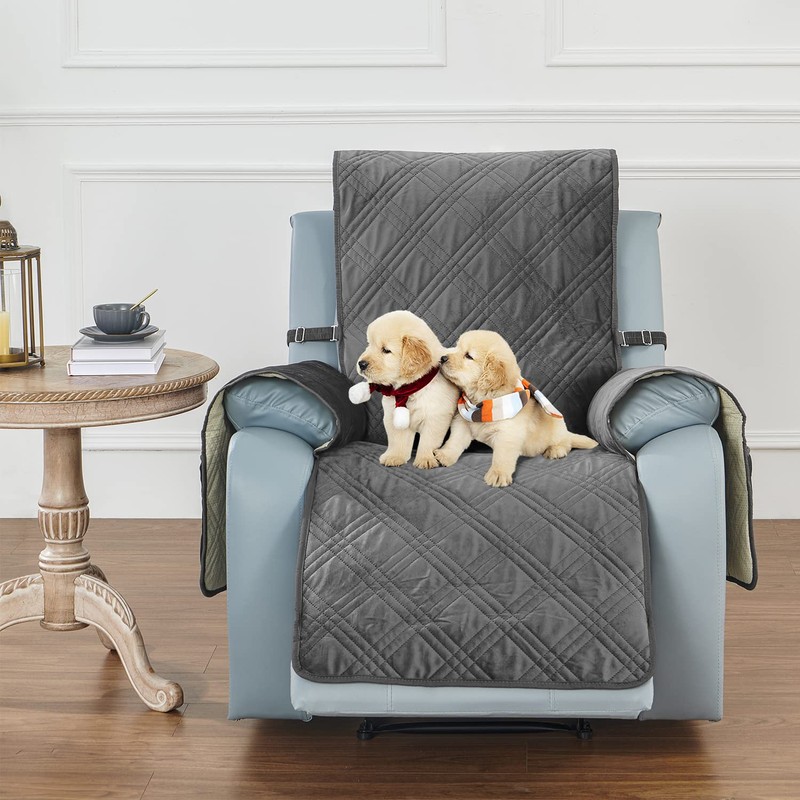 BOCTOPUG Velvet Recliner Chair Cover 23 Inches Sofa Slipcover Waterproof