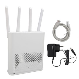 AX1800 WiFi 6 Extender MU MIMO OFDMA 2.4Ghz 5GHz Gigabit WiFi 6 Internet Signal Booster with Ethernet Port 4 Antennas 100‑240V EU Plug