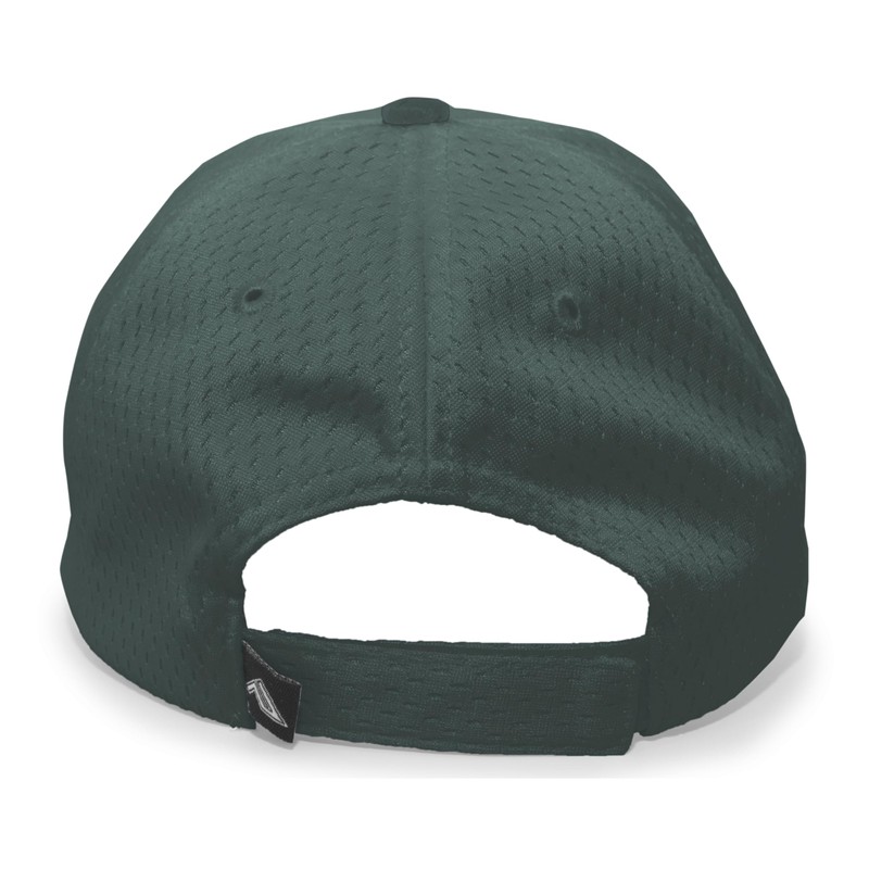 Pacific Headwear Standard Coolport Mesh Hook-and-Loop Adjustable Cap, Dark Green