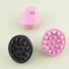 Shampoo Brush Scalp Massager Hair Washing Brush Black 6ea