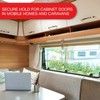 LouMaxx Magnetic Door Catch Strong - 4kg Holding Force -