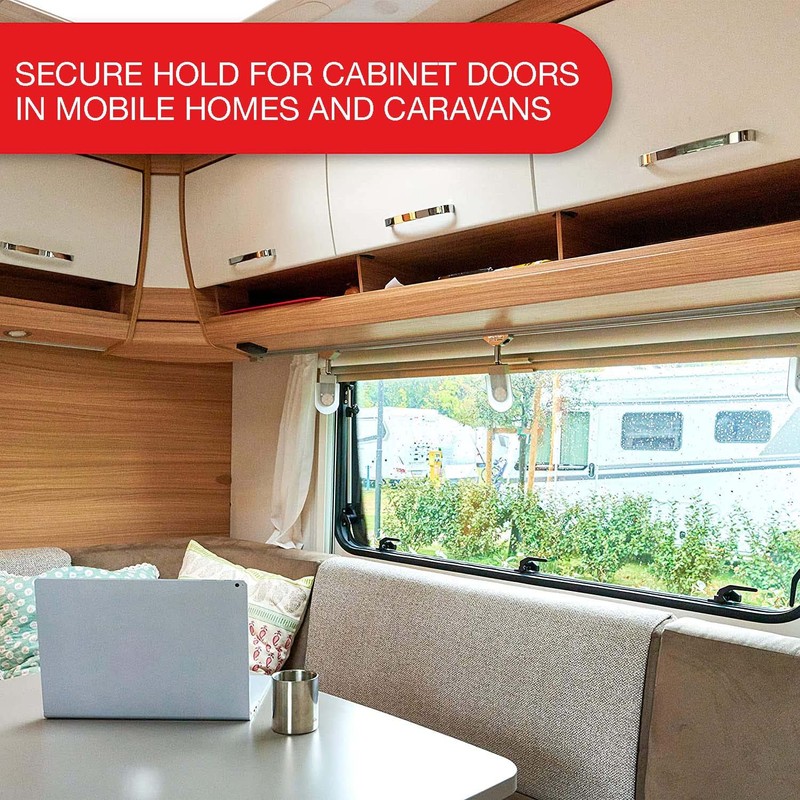 LouMaxx Magnetic Door Catch Strong - 4kg Holding Force -