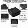 Otdorpatio Junction Box, IP65 Waterproof Dustproof Electrical Box ABS Project