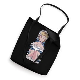 Relaxing Bubble Bath Anime Girl Tote Bag