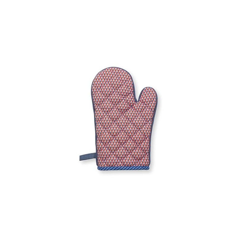 Pip Studio Oven Glove Flower Festival Blue 29 x 15