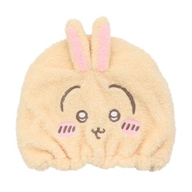 Shobido Chiikawa Hair Dry Cap, For Adults, Chiikawa, Hachiwale, Rabbit, Momonga, Head Circumference 18.1 - 29.5 inches (46 - 75 cm), Water Absorbing Cap, Towel Cap (Rabbit)