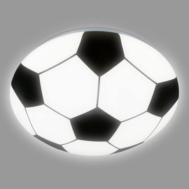 BRILONER - LED Ceiling Light with Football Motif, Neutral White Light Colour, 12 Watt, 1300 Lumens, LED Lamp, Ceiling Light, Living Room Lamp, Bedroom Lamp, Children's Room Lamp, 27.5 x 6.5 cm,