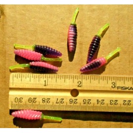 ALL AMERICAN 25ct POPSICLE MIXTURE 1.5" RAT Tail BEETLES Crappie Fishing Lures Bream Baits