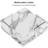 Nordic Style Cup Mat Marble Pattern Coaster Heat Insulated Waterproof