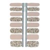 MY NAILS Nail Foil - Beige Flowers - Pattern /