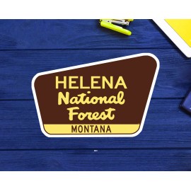 Helena National Forest Decal Sticker 3.75" x 2.5" Montana Park