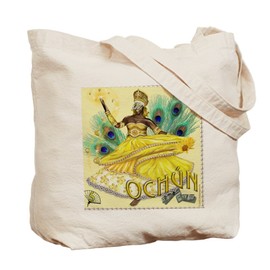CafePress Ochun (Oshun) Natural Canvas Tote Bag, Reusable Shopping Bag
