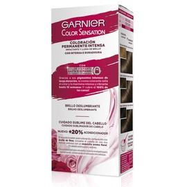 Garnier Color Sensation Coloración Permanent E Intensa Reutilizable Con Bol Y Pincel - 5.0 Castaño Luminoso