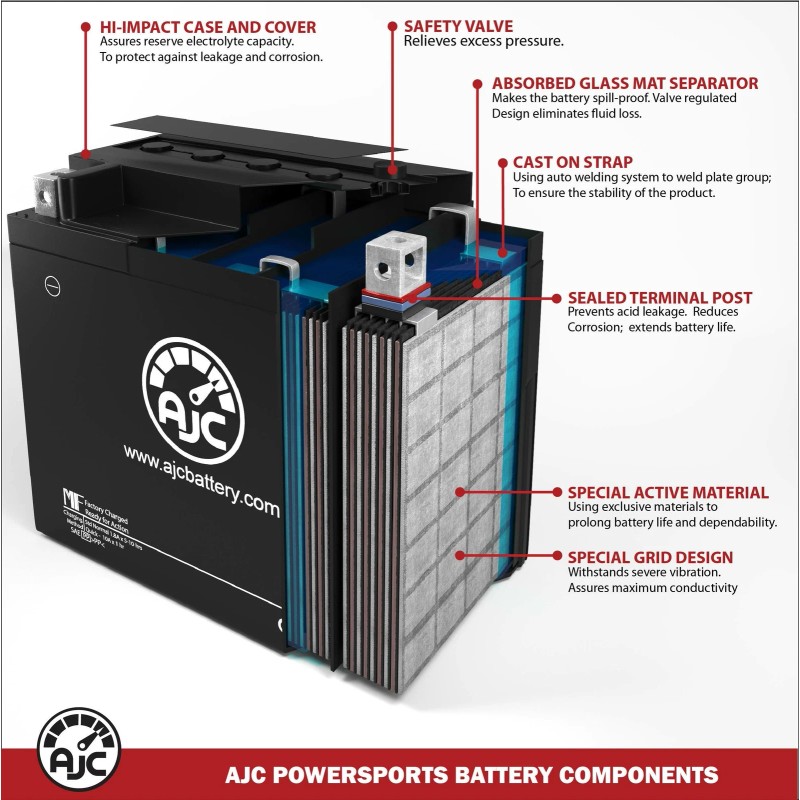 AJC® ATZ14S Powersports Battery