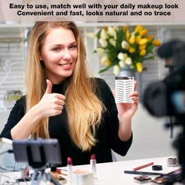 Pegatina de Transferencia de Cejas para Mujeres Pegatinas de Tatuaje de Cejas Temporales, Maquillaje 6D, Pegatinas de Transferencia de Tatuajes de Cejas Falsas, Parches Impermeables para Dar Forma(08)