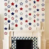 ELOPELY 10 Pack Patriotic Decor, Red Blue Star Banner Streamers