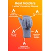 HEAT HOLDERS - Womens Thermal Converter Fingerless Cable Knit 2.3