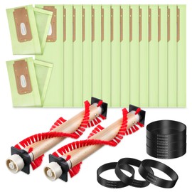 Landhoow 24 Pcs Vacuums Brush Roller Compatible with Oreck XL Upright Cleaner, Upright Vacuum Belt & Bag, Cleaner Replacement Parts