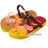 Skater SDBE15-A Kids' Flip Flops, 5.9 inches (15 cm), Burger