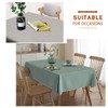 WAITER TREE Tablecloth Linen High-Quality Tablecloth Washable Tablecloth Easy Care