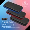 Allone ALG-NS2EVBK Carbon Style EVA Pouch for Switch 2, Black