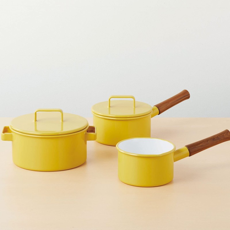 365methods YY-16S.Y Saucepan, Enamel, 6.3 inches (16 cm), Induction Compatible,