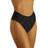 Wolbar Women's High Waist Maxi Briefs WB55, Black-black-white (pack of