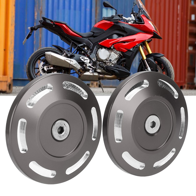 Pair Motorcycle Frame Hole Cover Aluminium Alloy Replacement for S1000XR