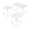 Furinno Camnus Modern Living Room Table Set with One Coffee