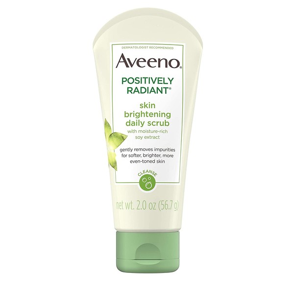 Aveeno Positively Radiant Skin Brightening Exfoliating Daily Facial Scrub ,2.0 oz