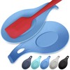 Silicone Spoon Rest for Stove Top Set of 2 -