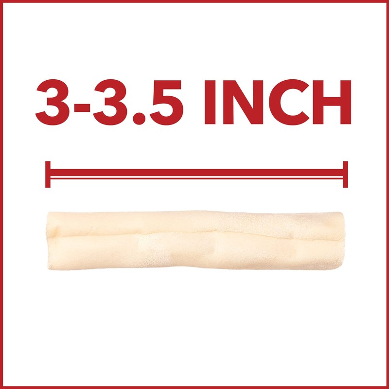 Pet Factory American Beefhide 3-3.5" Mini Rolls Dog Chew Treats