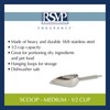 Stainless Steel Scoop, Medium